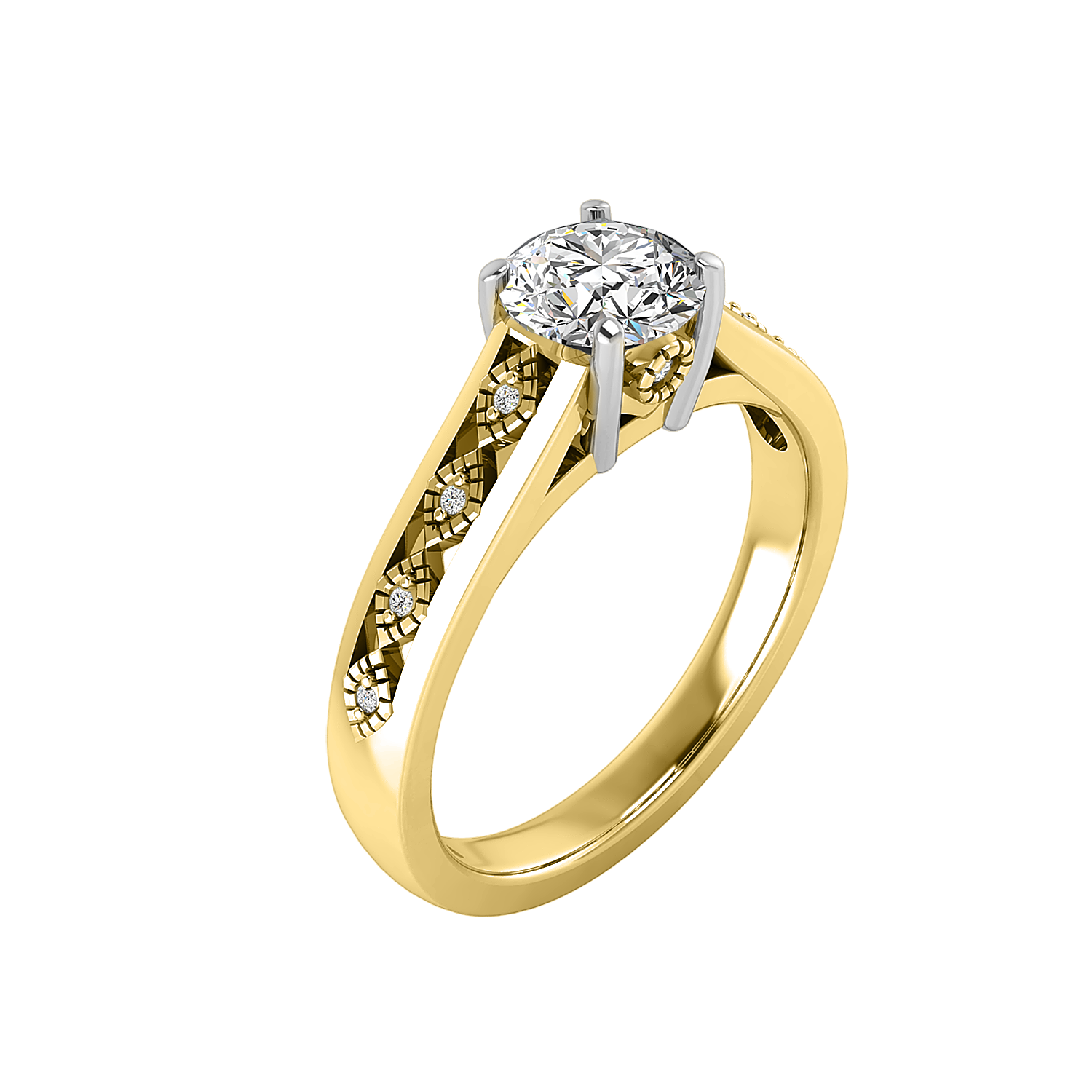 Meadow Solitaire engagement ring